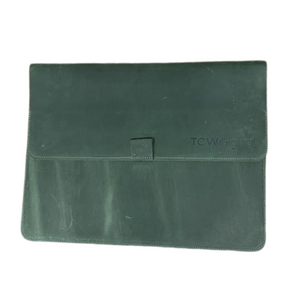 TCW Engraved Leather Laptop Cases