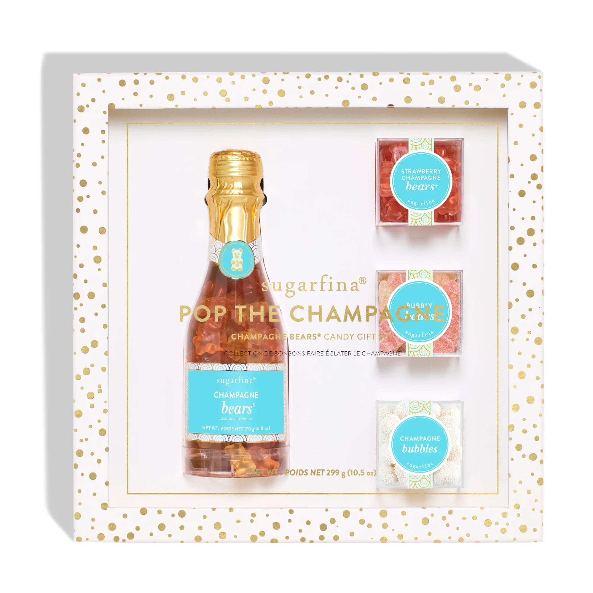 Sugarfina - POP THE CHAMPAGNE - CHAMPAGNE GUMMY BEARS® CANDY GIFT SET