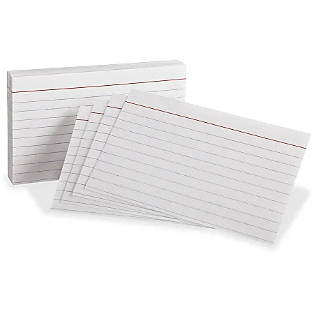 Index cards 3x5